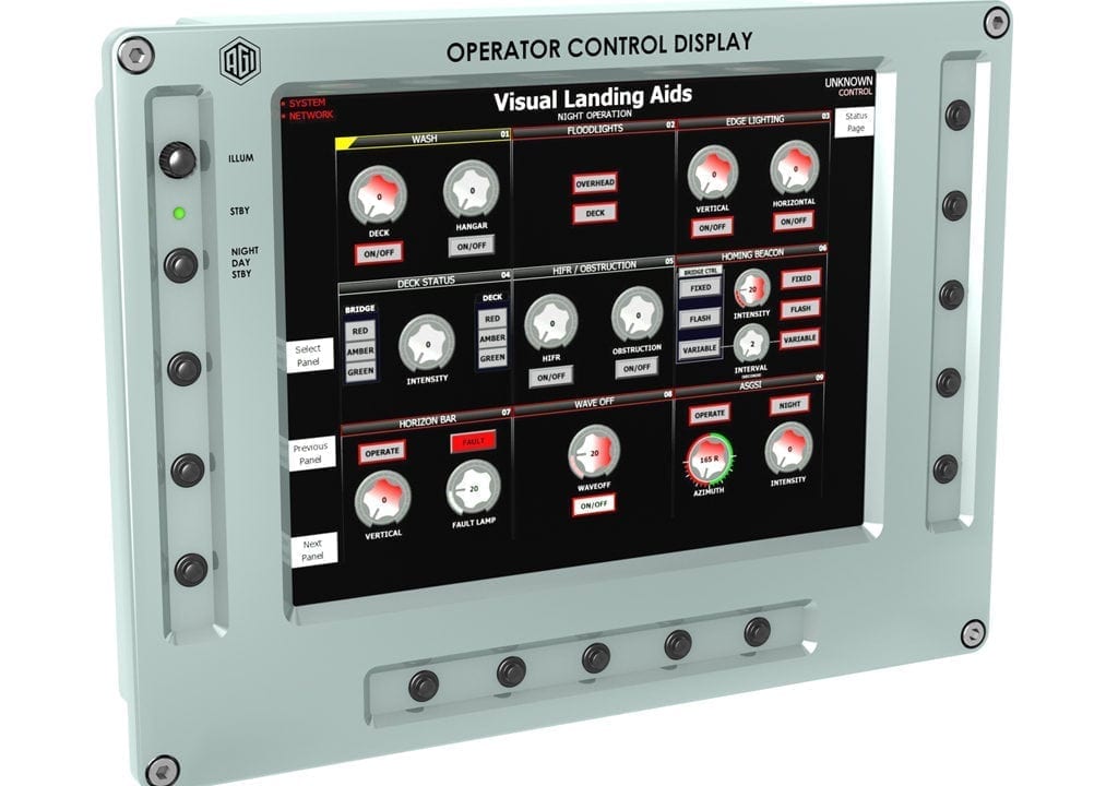 Operator Control Display from Aeronautical & General Instruments (AGI) Ltd